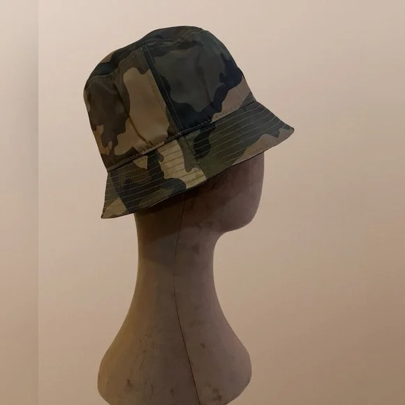 Camouflage nylon bucket hat - Picture 4 of 5